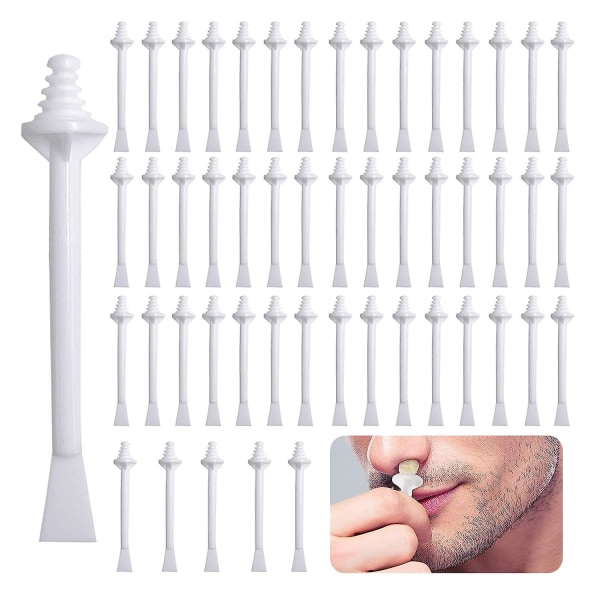 50/100pcs Nose Hair Wax Sticks, Nose Wax Sticks, Wax Sticks For Nose Hair Remover, For Nostril Cleaning And Nose Hair Removal 100pcs