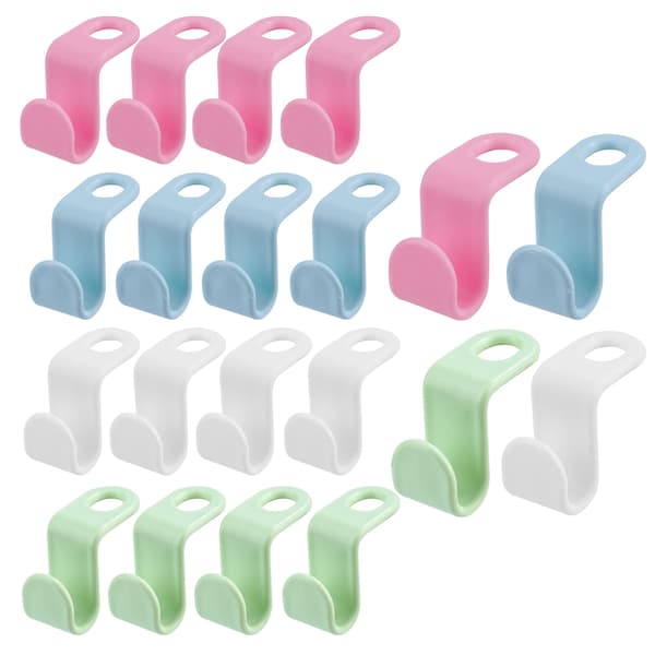Hanger Connection Hooks for Heavy Duty Wardrobes