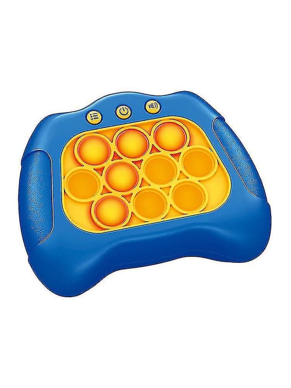 Pop Push It Spillkontroller Boble Sensorisk Fidget-leketøy Elektronisk Whack-konsoll Dark Blue