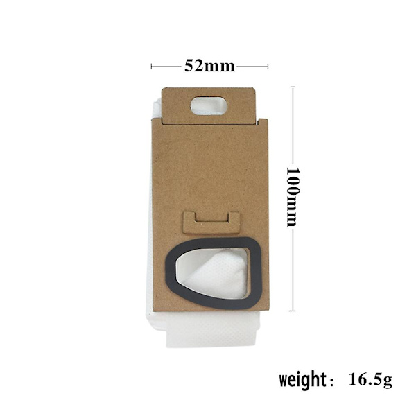 12 stk støvposer i non-woven for H6 H7 robotstøvsuger, profesjonelle reservedeler