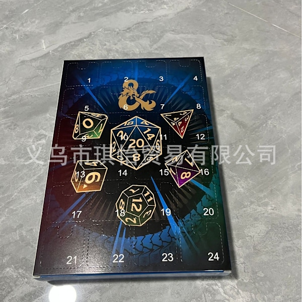 Ny Dungeons & Dragons Julekalender 24 Gaver Juleferie Blind Box Gaver