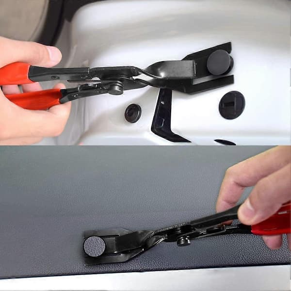 Fjernere til bilpolstring med 3-delt kraftigt reparationsudstyr til lastbilkøretøjer Red Lighting Pliers