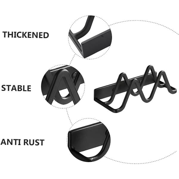 1 stk veggmontert oppbevaringsstativ lokkholder for gryter lokkhylle oppbevaringshyller oppbevaringsstativer lokkholder for gryter