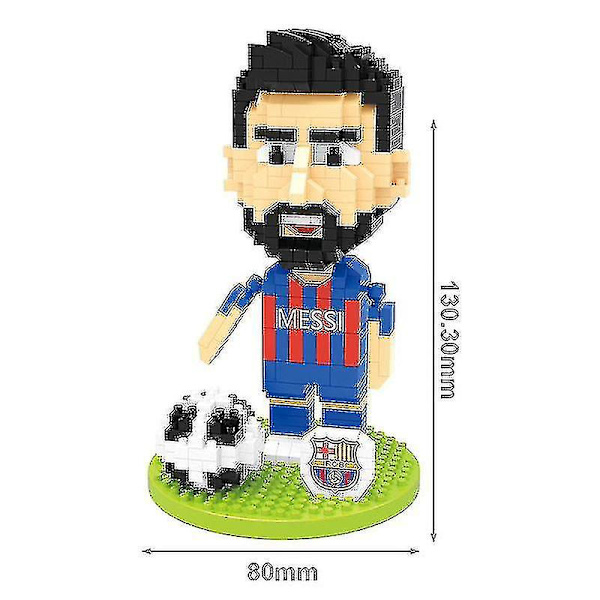 Super Jalkapallo Supertähti Messi Jalkapallon MM-kisat Lelu Boy Lahja Aikuisten Rakennuspalikat Lelut Korkealaatuiset