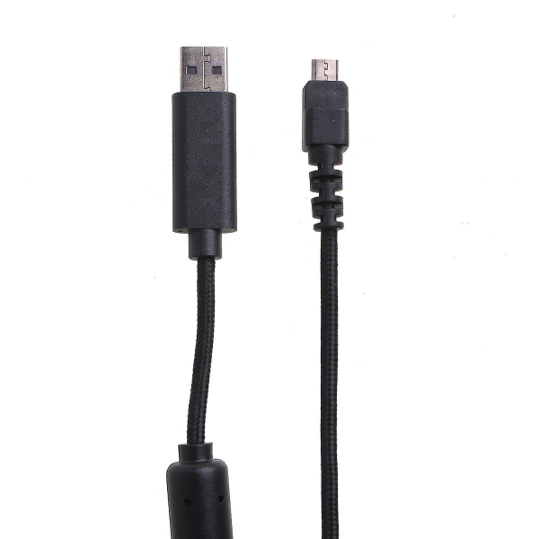 1,9 m avtakbar USB-kabel i nylonflettet ledning, erstatningskabel for Razer Wolverine Xbox One spillkontroller, reparasjonsdel, tilbehør