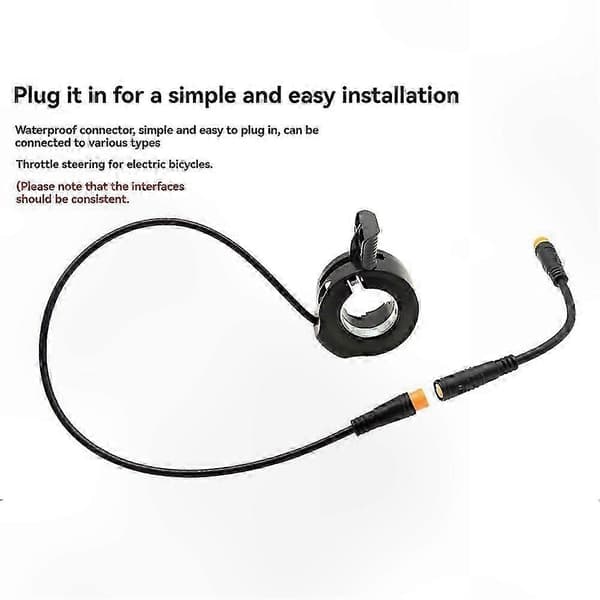 3-polet E-cykel Gasregulator Kabel til Elektrisk Cykel Motor Sensor