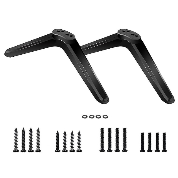 Stand For Tv Stand Legs 28 32 40 43 49 50 55 65 Inch,tv Stand For Tv Legs, For 28d2700 32s321 With Screws Black