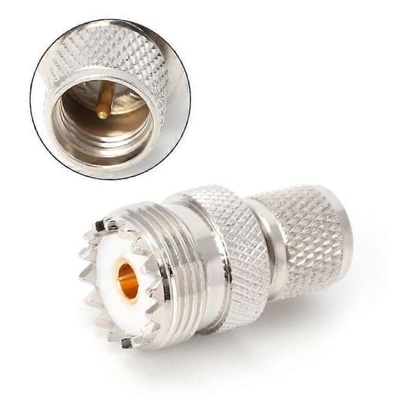 Mini UHF hann til UHF hunn rett RF-kontakt koaksialomformeradapter