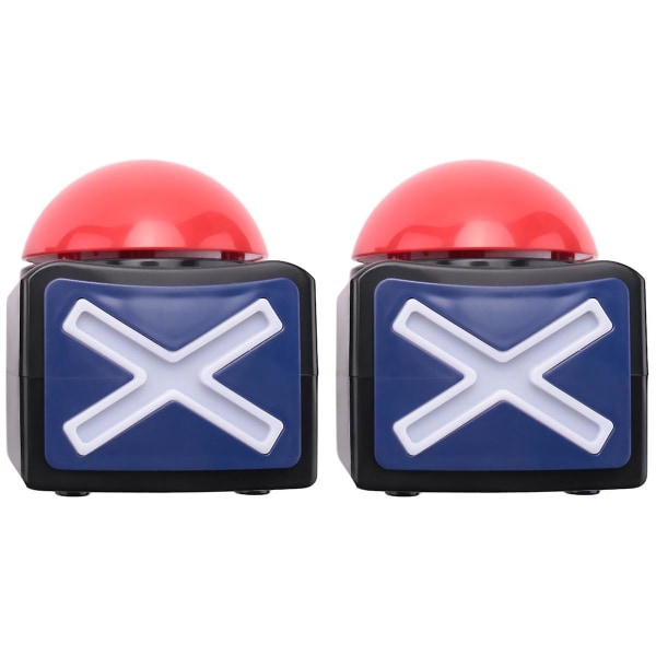 2st Game Buzzer , Game Buzzer Alarm Sound Play Button With Light Trivia Quiz Got Talent Buzzer Gam Blackred