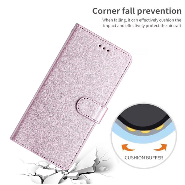 För Samsung Galaxy A33 5G PU Läder Telefon Plånbok Stativfodral Silke Textur Flip Case med Handrem Light purple Style E Samsung Galaxy A33 5G
