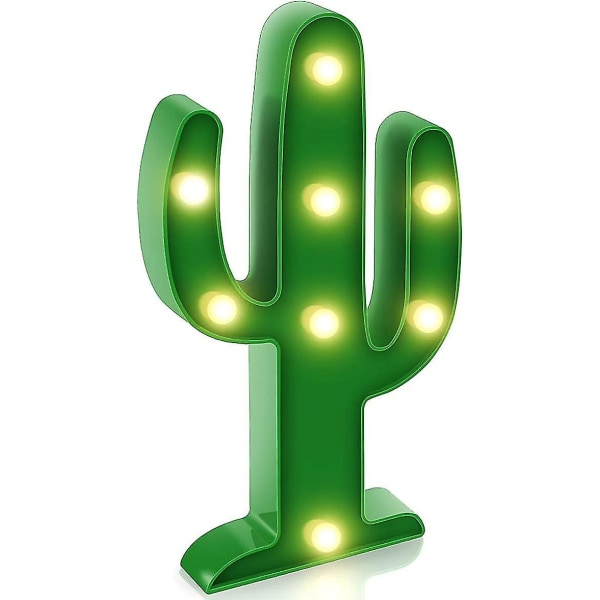 Cactus Light Børneværelse Dekoration Lamper Belysning, Led Cactus Lampe Natbordslampe Til Børn Soveværelse Stue Væg Feriefest Boligindretning, Børne