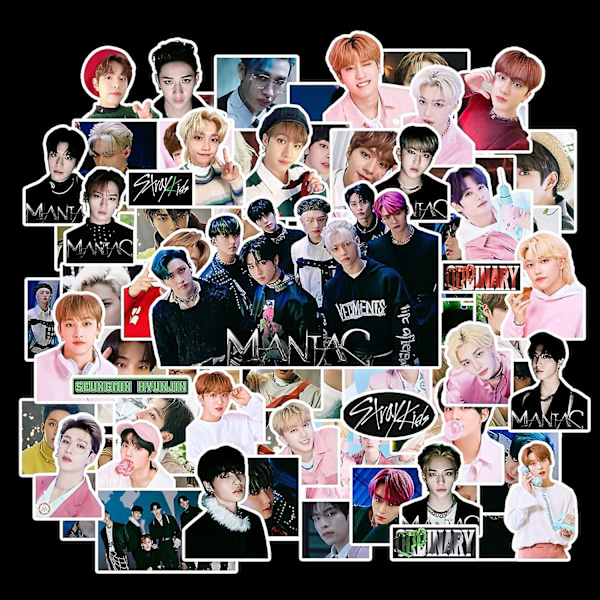 Stray Kids Klistremerker 100 stk Stray Kids Oddinary Klistremerkepakke Maniac Klistremerke Vanntett Klistremerkepakke Gave Til Fans Datter Stray Kids Merch Stray Kids