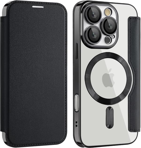 Etui til iPhone 16 Pro Max kompatibel med Magsafe (sort)