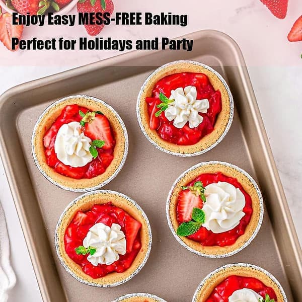 5 inch Foil Mini Pie Pans - Durable Mini Foil Tins