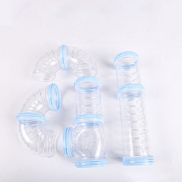 Newway Påsk DIY Hamster Springande Tunnel Leksak Set Husdjur Hamster Spel Träning Spela Verktyg kompatibel Smådjur Tillbehör Jul White