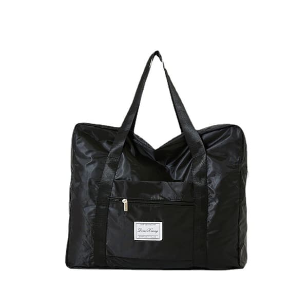 1 pc large foldable suitcase waiting bag black black