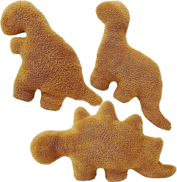 Dino Chicken Nugget Pute Sett 16in 3 STK