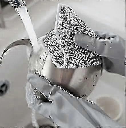 Repfri Disktrasor i Metall - Multifunktionella Disktrasor för Våt och Torr Användning - Köksdukar - Bra 20pcs A-single layer