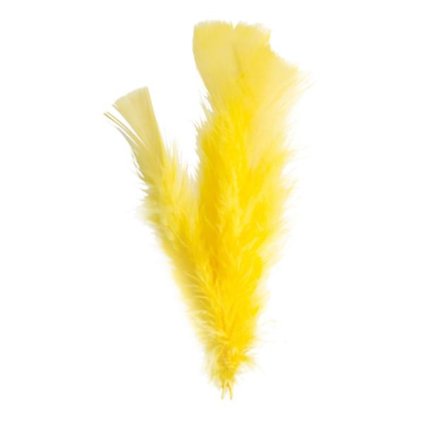 Easter feathers Yellow 5-pack Xixi yellow