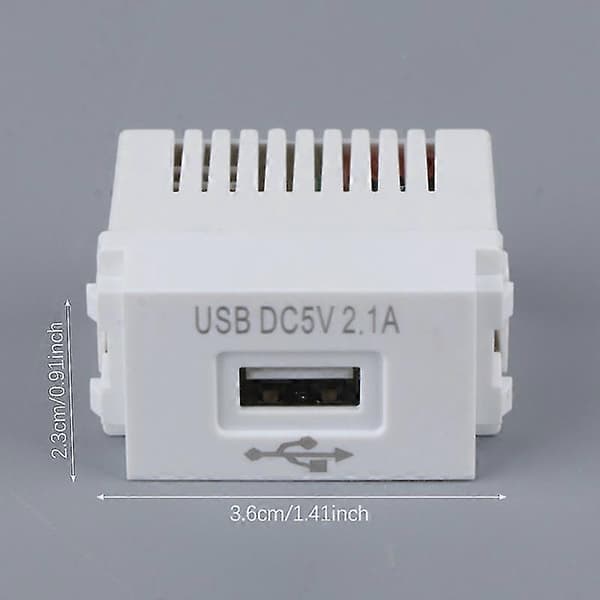 USB Strømmodul 220V 5V Transformer 2.1A USB Opladningsstik Switching Adapter