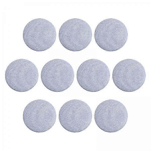 Premium skaftknapper - 23 mm runde sydekorasjoner 2 st