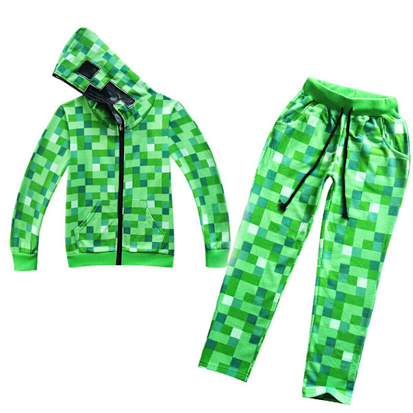 Minecraft Zip Up Hoodies til drenge og piger (4-14 år) upper garment 150cm