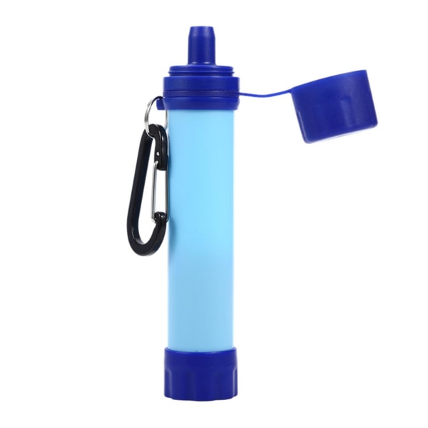 Rensningshalmfilter BPA-frit fødevaregodkendt til udendørs campingvandring Nødelementer Vandrensning green