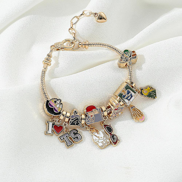 Taylor Swift Singer Girl Armband Diy Charm Armband Taylor Album För Fans Musikälskare Present Fest Tillbehör B