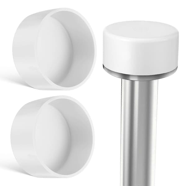 2 stk. rør endestykker PVC rør endepropper rørkoblinger muffe vannrør avløpshette rør endetetningshette adapter sprinklerhetter