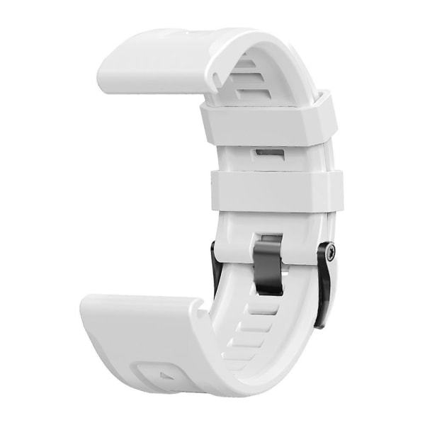 Silikonklockarmband för Garmin Forerunner 965/955/945/935 Vattentätt mjukt armband med spänne White