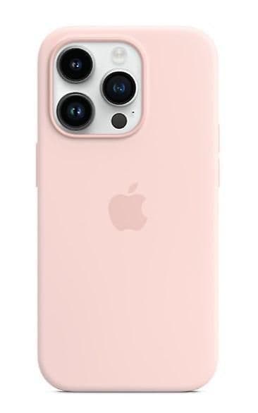 Silikon Deksel Kompatibelt Med Iphone 14pro Chalk Pink