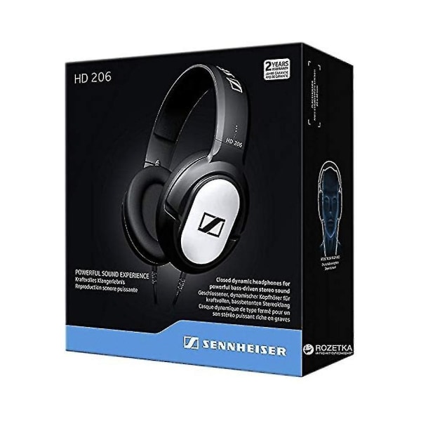 Sennheiser HD 206 Trådbundna Hörlurar (over-ear - Svart)