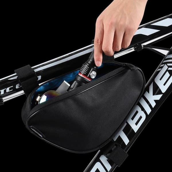 Wozinsky Cykeltaske til Cykelrammen 1.5 L Svart Polyester