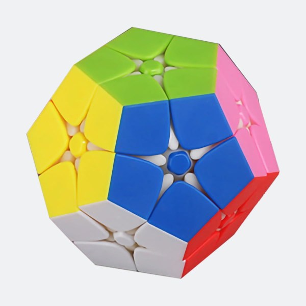 2x2 Megaminx Dodekaeder 3D Magisk Puslespillkube 2x2x12 Gigaminx Megaminx Kube 12 Overflatekube Flerfarget Klistremerkeløs