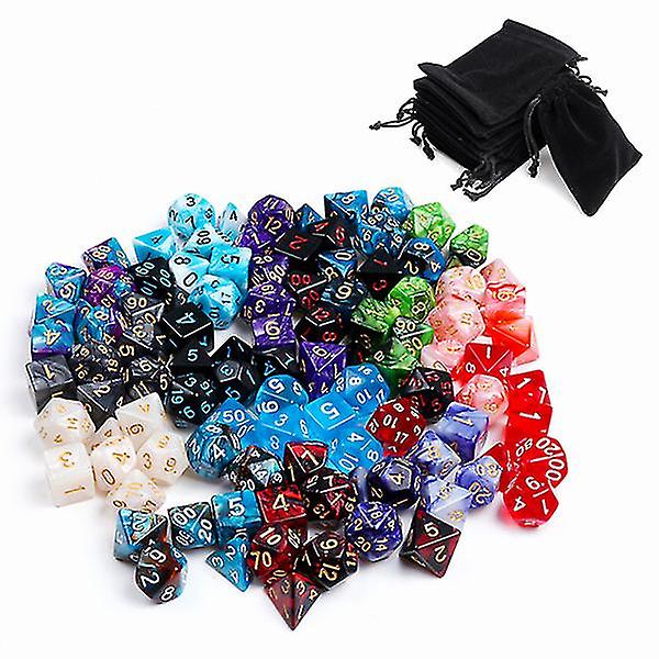 105x Polyhedral Dice Sets Role For Dnd Rpg Mtg Game Dragons D4-d2