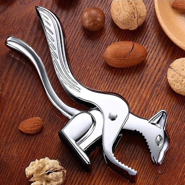 Piao Squirrel Nutcracker,teräspähkinänsärkijä,pähkinänsärkijä saksanpähkinät,vaivaa säästävät avausmutterit,pituus:17,5cm,suunnitellut pähkinänsärkijät,orava Design valurauta