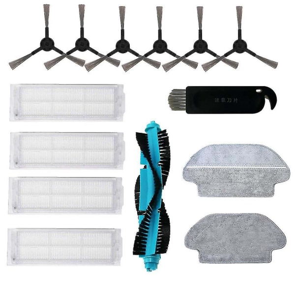 Harja Rags Roller Hepa -suodatin Xiaomi Mop P Viomi V2 Pro V3 Se V-rvclm21b -lisävarusteet Robot Vacu