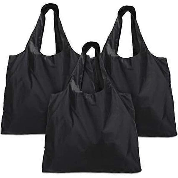 3 genanvendelige indkøbsposer, foldbar shopper