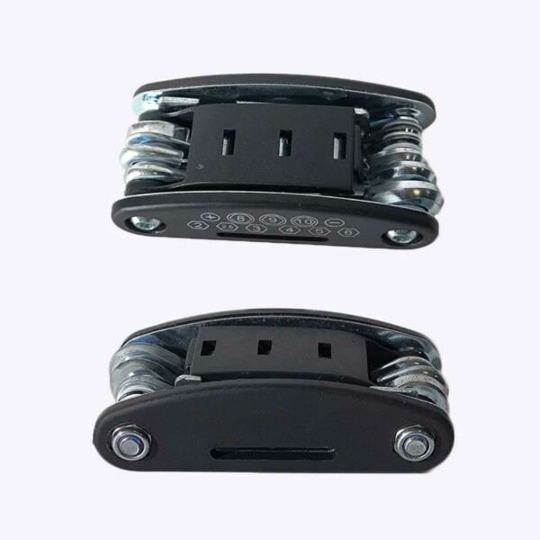 Bicycle Multitool - Bicycle Repair Tool Kit Black purple