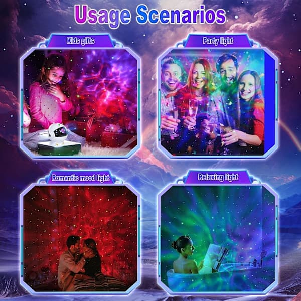 Astronaut Galaxy Star Light LED Lamp with Timer and Remote Control