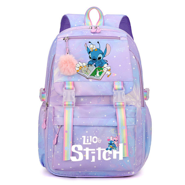 Lilo ja Stitch -reppu naisille, pojille, tytöille, koululaukku opiskelijoille ja teineille color2