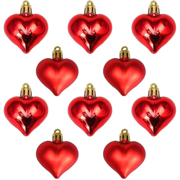 Ystävänpäivän juhlakoristeet Sydänilmapallot (punainen) 48 kpl Uu
