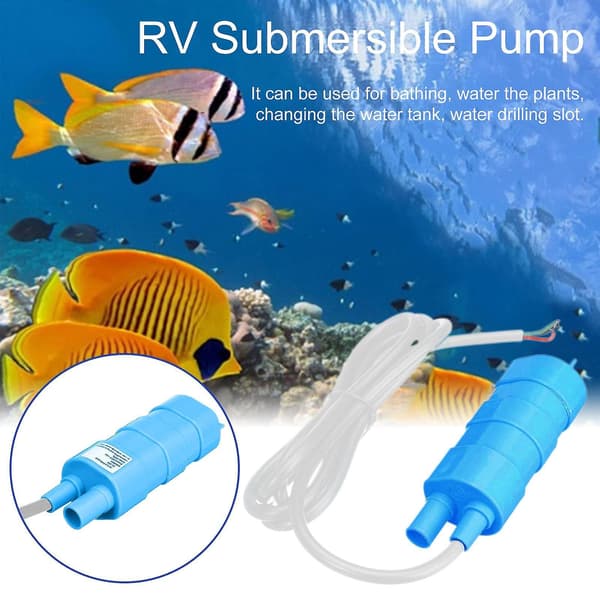 12V Vattenpump Submersibel Husbil Husvagn Hög Flödespump