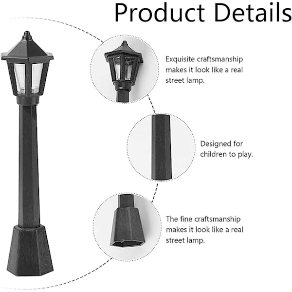 5 kpl Mini katuvalais nukketalo malli katuvalot juna lamppu posti valot polku lyhty posti keijupuutarha