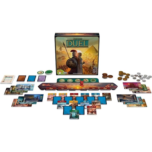 7 Wonders Duel Brætspil til 2 Spillere Anbefalet Alder 10 År Spilletid 30 Minutter