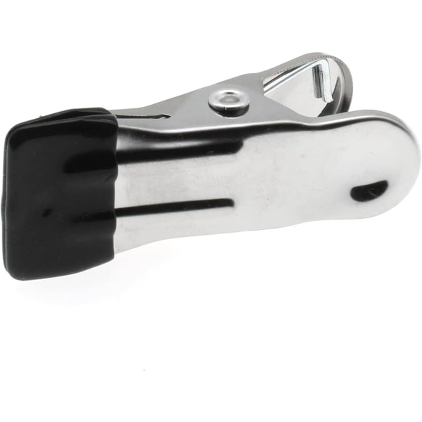 10 stk rustfrie stålfjær klemmer tunge teltklemmer klesklyper (maksimal åpning 1,8 cm)