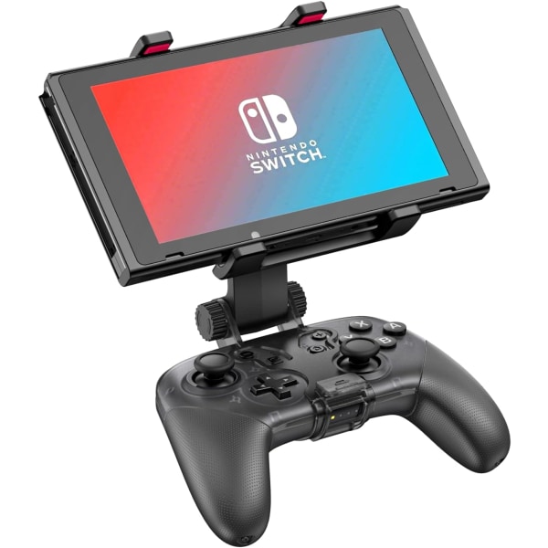 Switch Pro Controller Holder til Switch Regular/OLED/Lite, 360° Free Rotation Clip Holder til Nintendo Switch