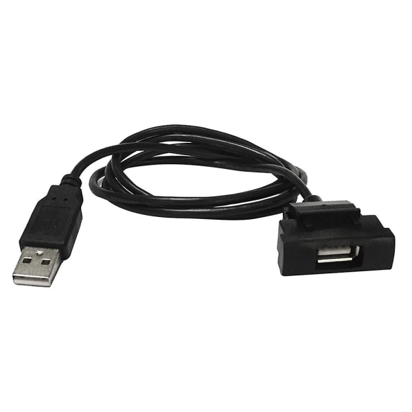 Bil RCD510 RCD315 CD-veksler USB-grensesnittadapter Audio 4Pin-kontaktkabel for 2011 Octavia 2007 black