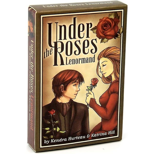 Under Roses 36 Card Oracle Deck Under Rose Full English Mystery Divination Family Gathering Roligt Tarot Brädspel
