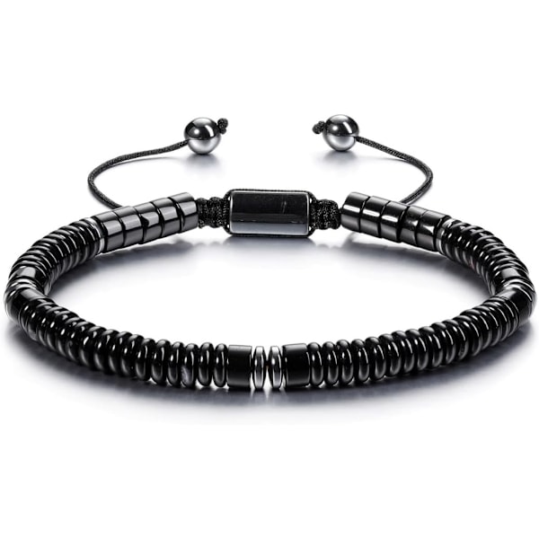 Läkande kristallarmband justerbart armband i natursten för män och kvinnor
